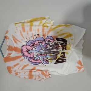 No Boundaries tie front t shirt